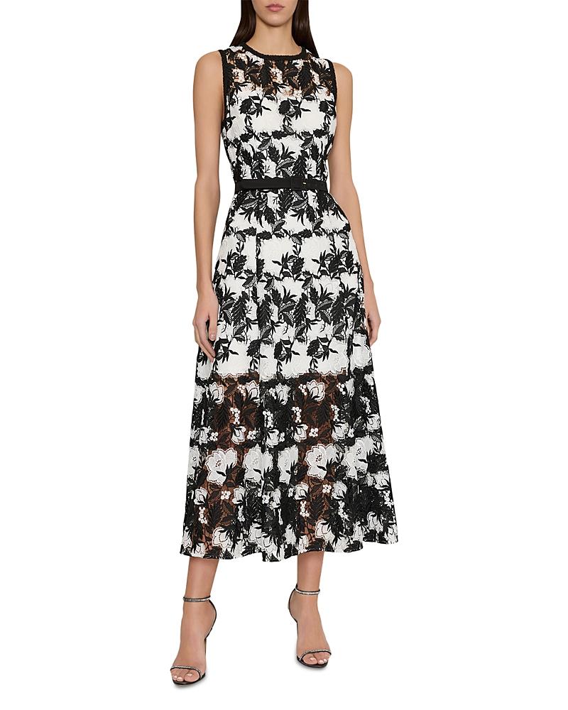 MILLY Paloma Two Tone Lace Dress in Black | Lyst MILLY Paloma Two Tone Lace Dress in Black | Lyst