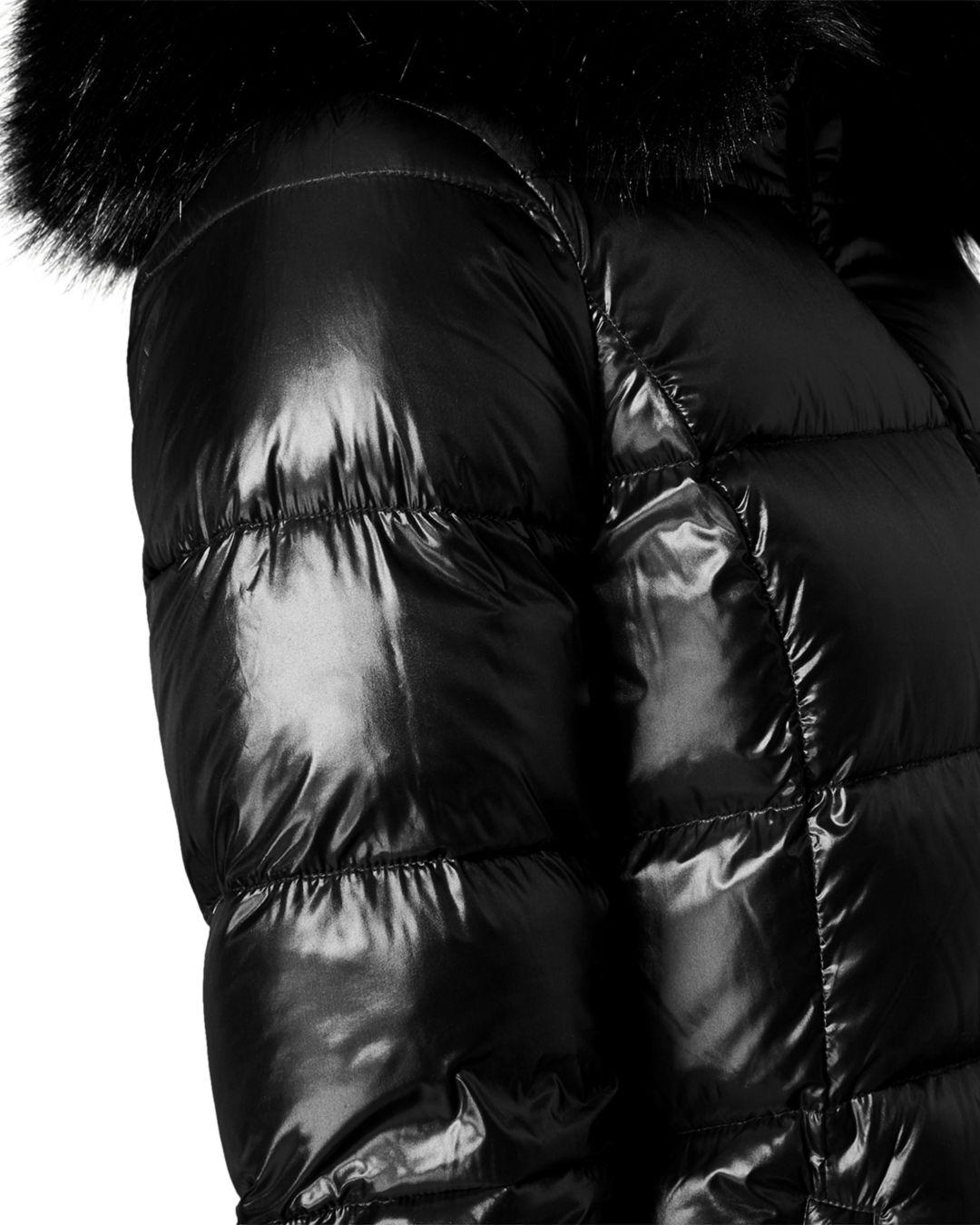 karen millen black puffer coat