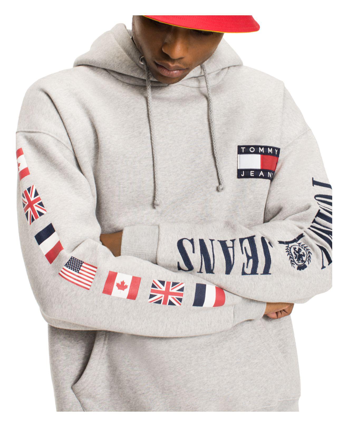 Shop Tommy Jeans Flag Hoodie 90s | UP TO 57% OFF