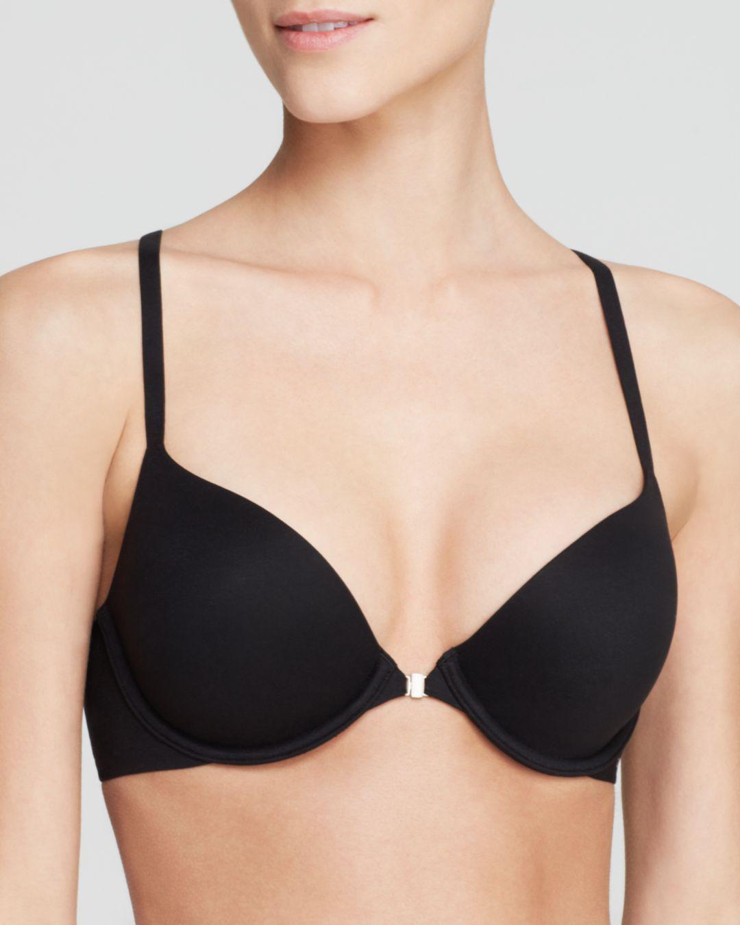 Calvin Klein Synthetic Perfectly Fit Solution Memory Touch Racerback Bra in  Black | Lyst