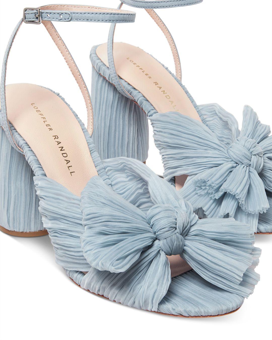 loeffler randall camellia blue bow heel
