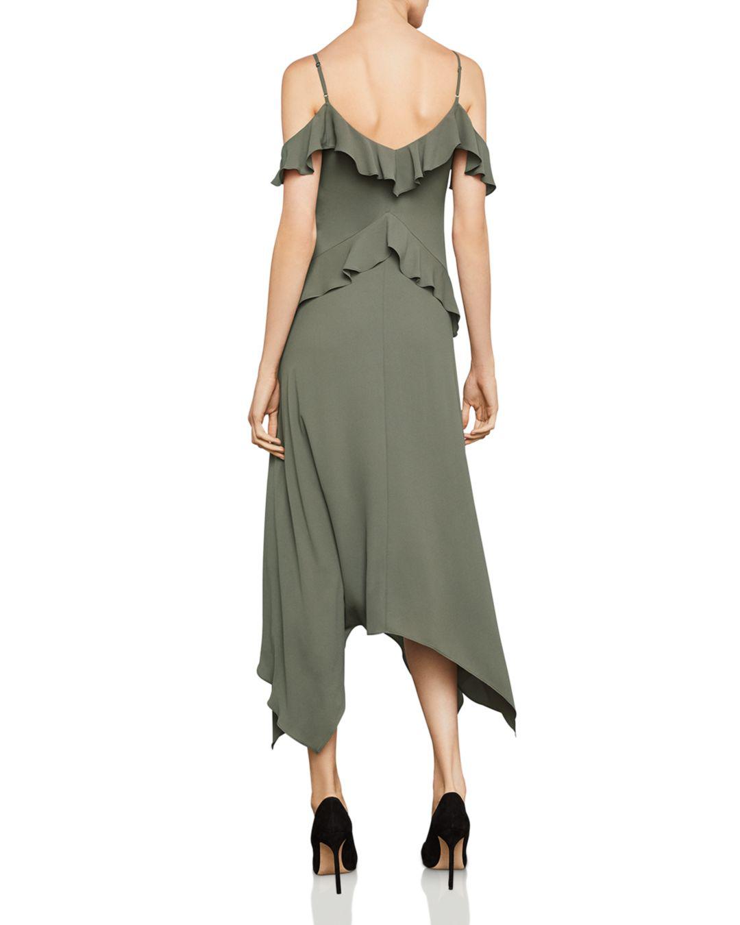 lissa asymmetrical slip dress