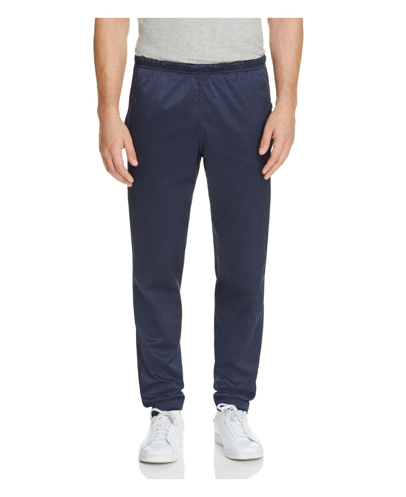 adidas Originals Synthetic Side Snap Track Pants in Blue for Men - Lyst