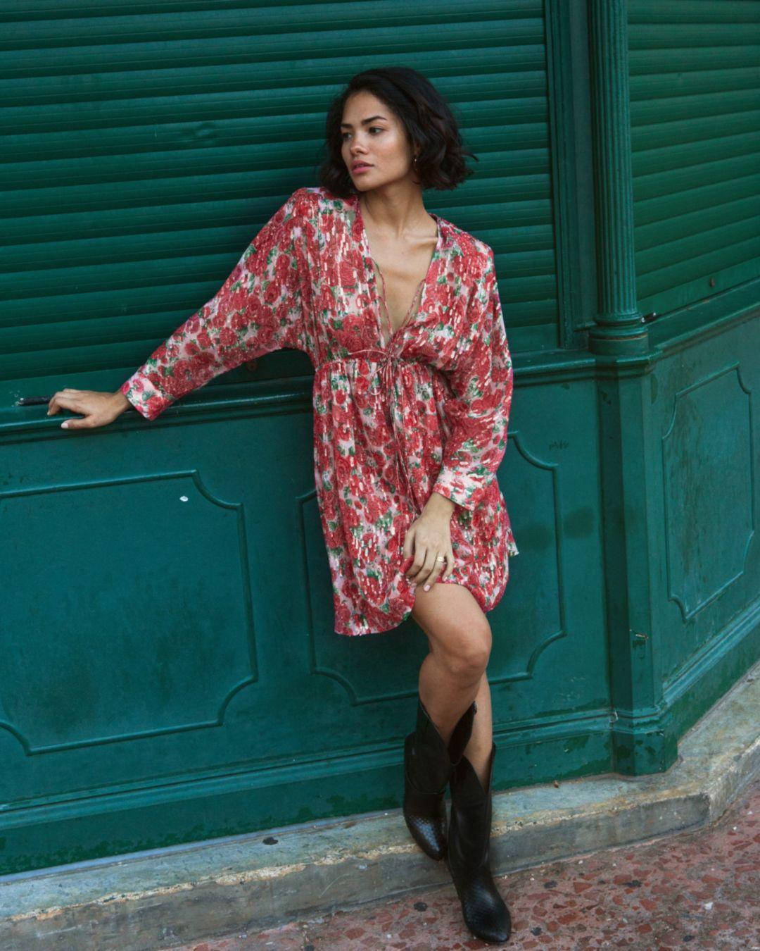 cherry blossom dressing gown