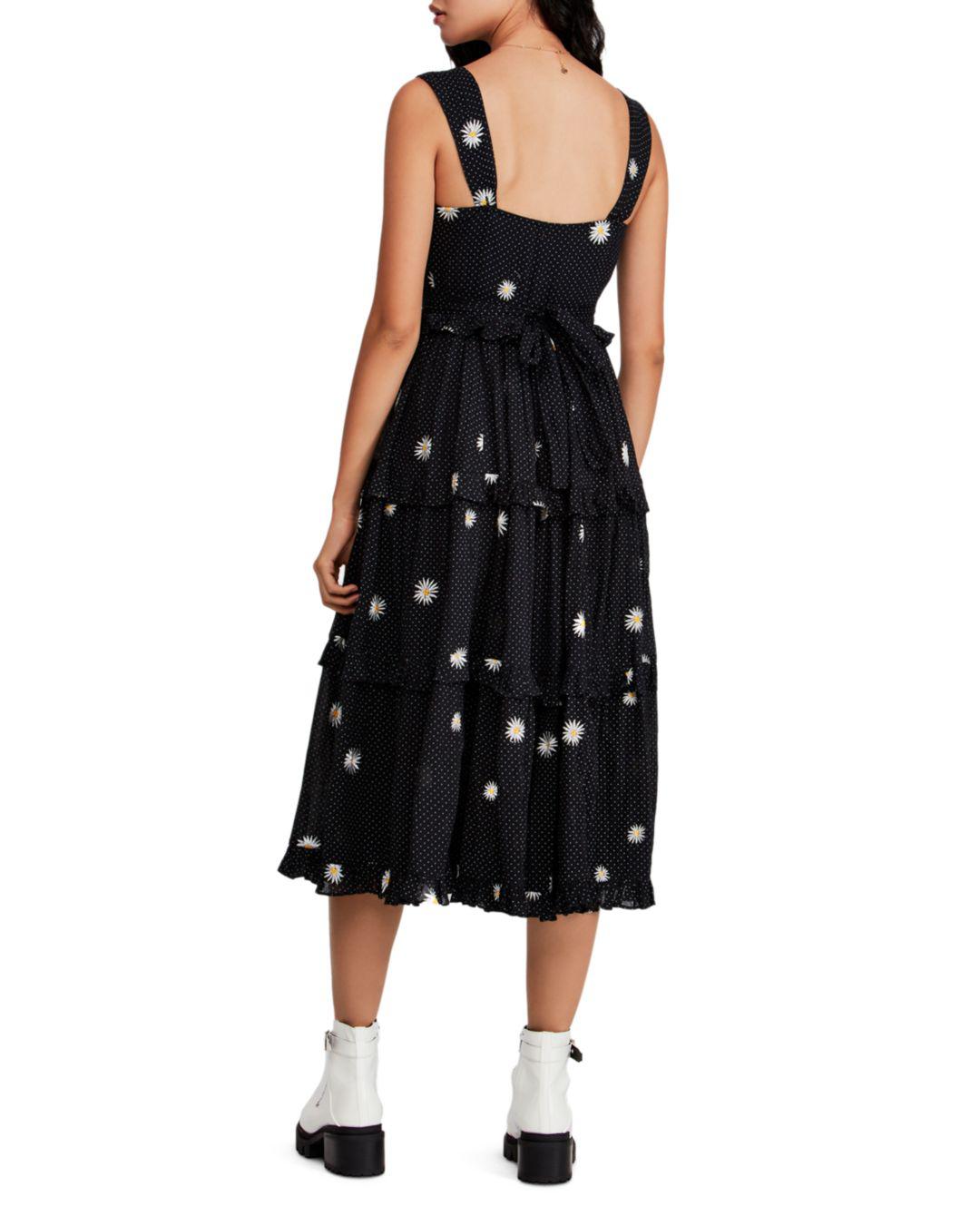 free people daisy chain cotton midi dress