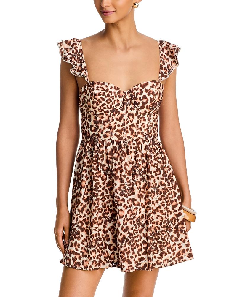 white wrap dress White Wrap Mini Jessie Wrap Dress main image 1