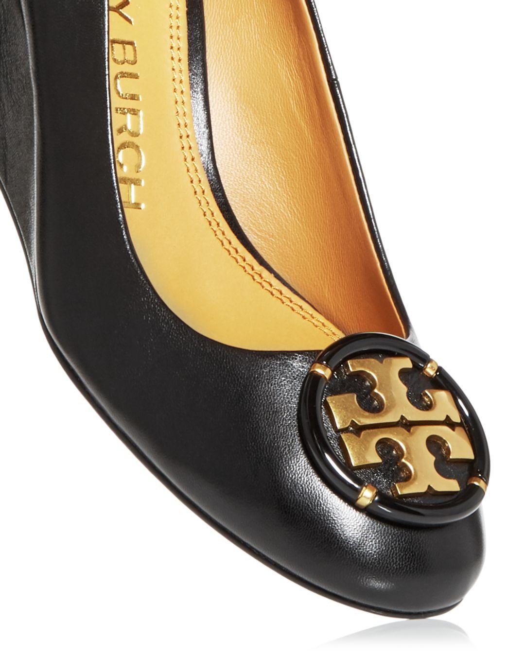 multi logo wedge tory burch