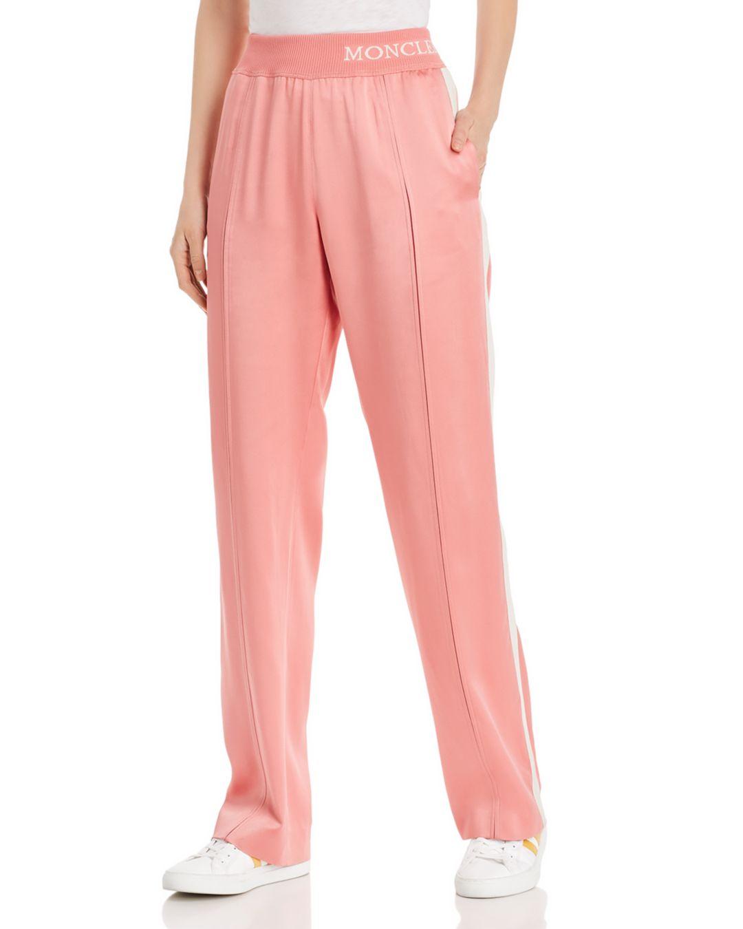 satin track pants