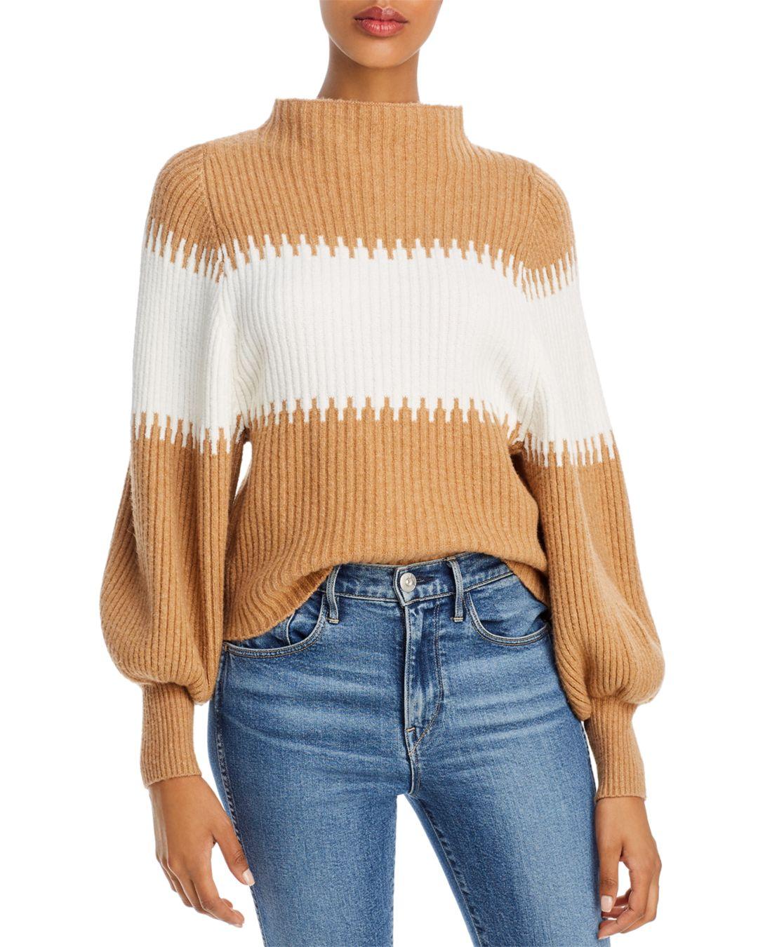 french connection puff sleeve sweater