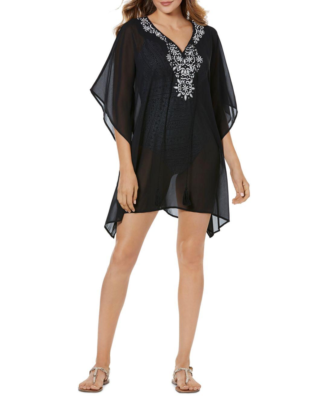Black caftan cover up Clearance