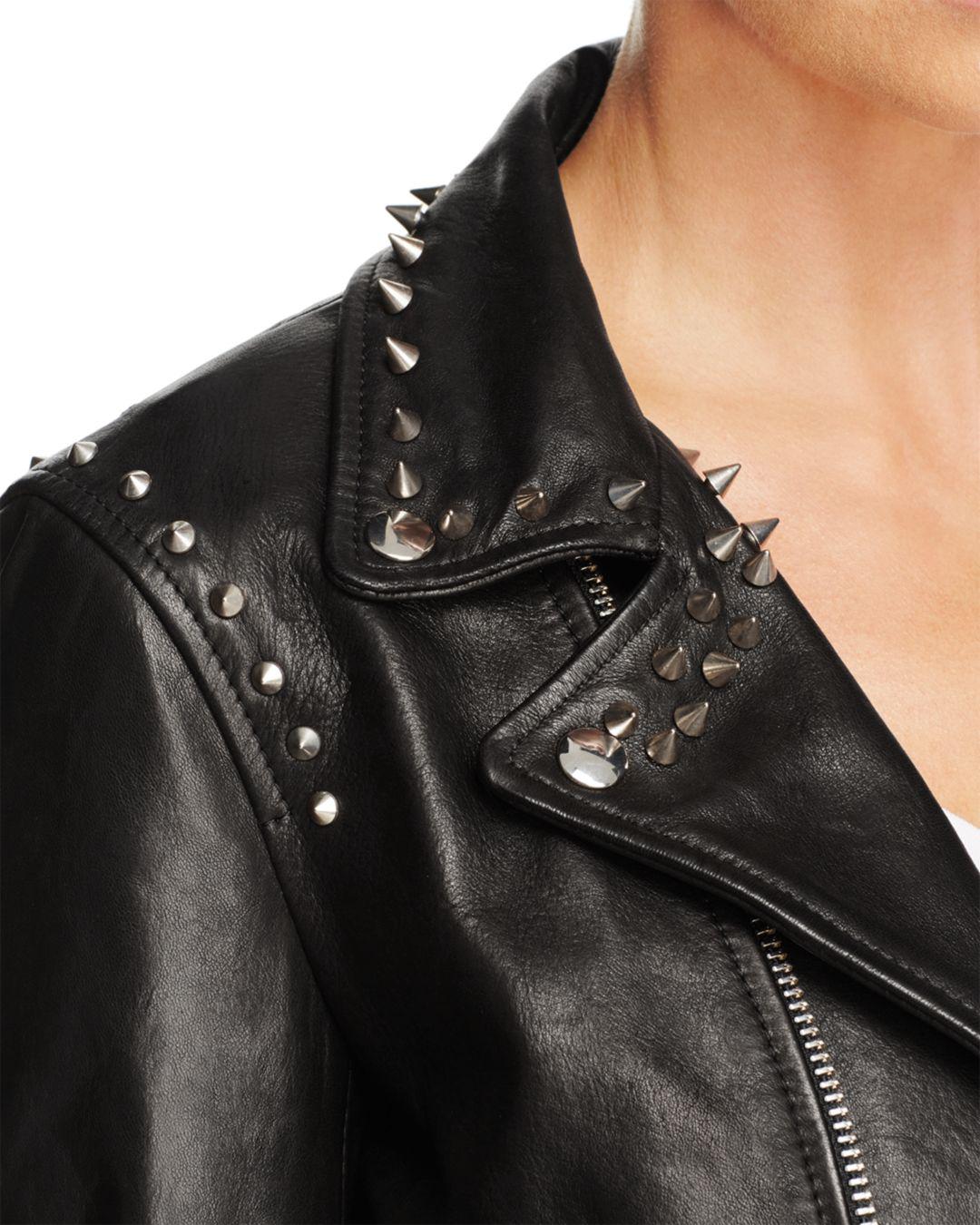 iro studded leather jacket