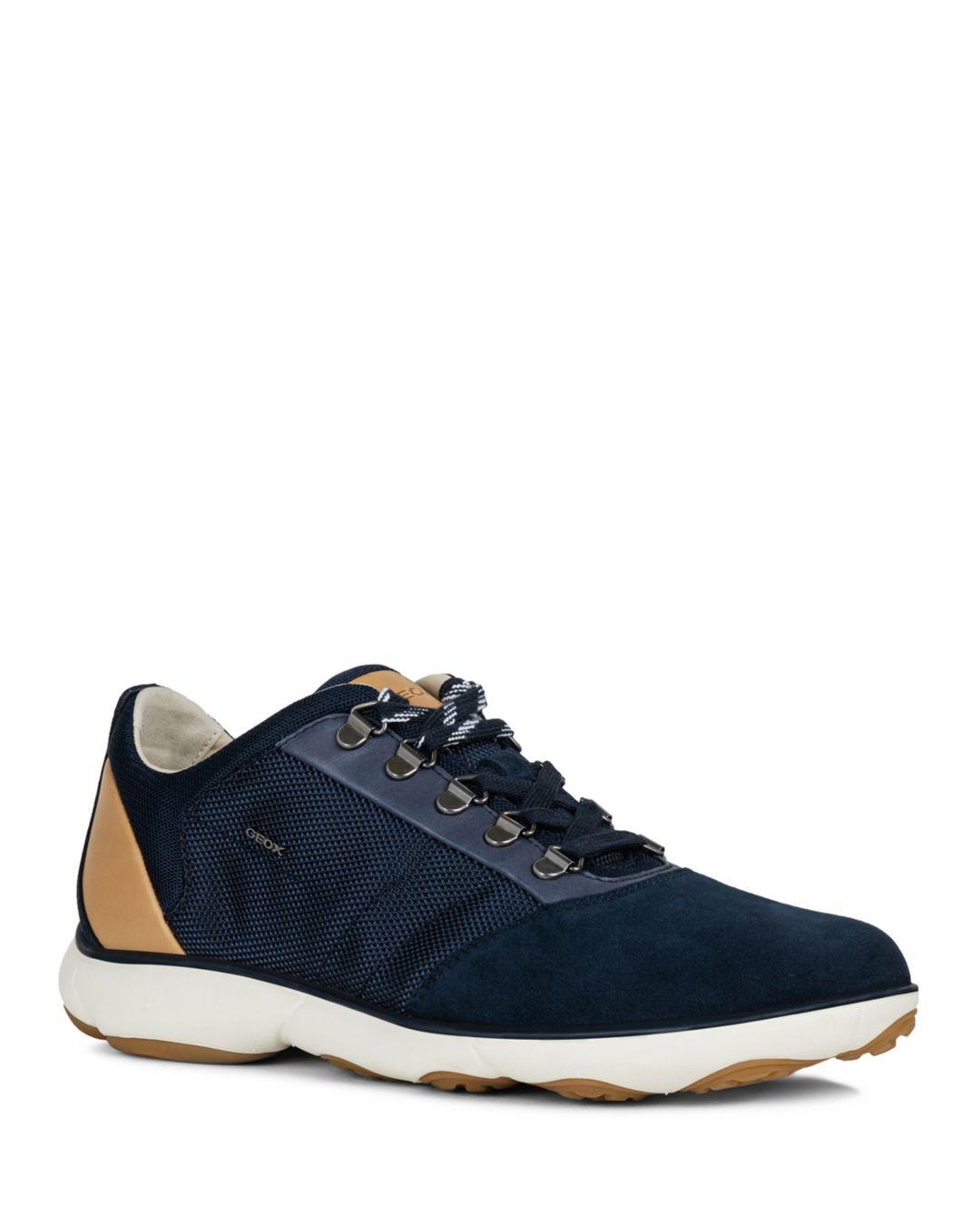 Geox Men�s Nebula 56 Lace Up Sneakers in Navy (Blue) for