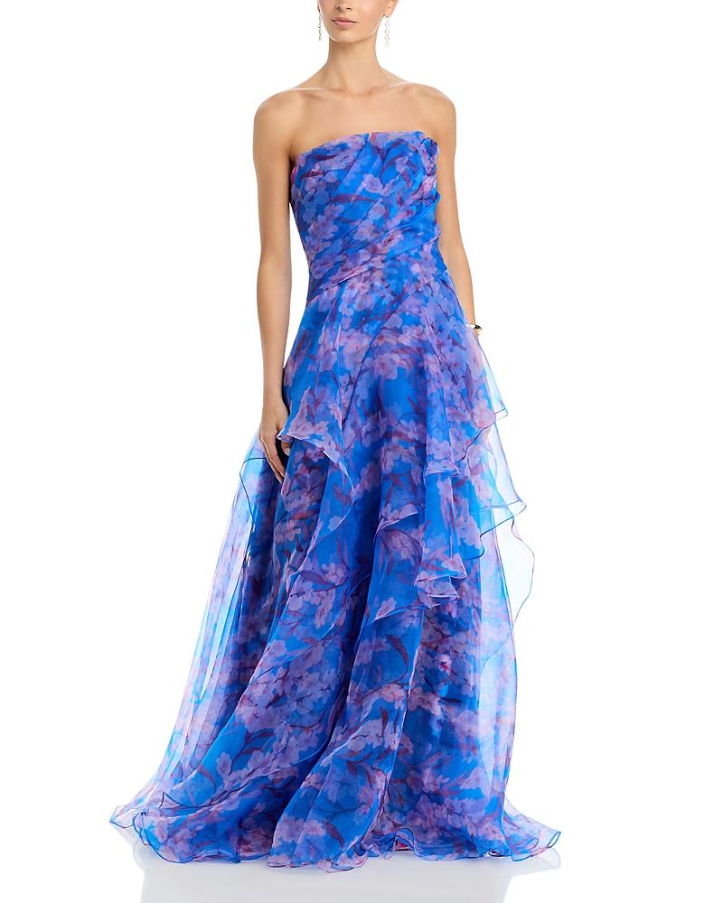 long maxi evening dress Shea Kimono Sleeve Gown 12 / Sapphire