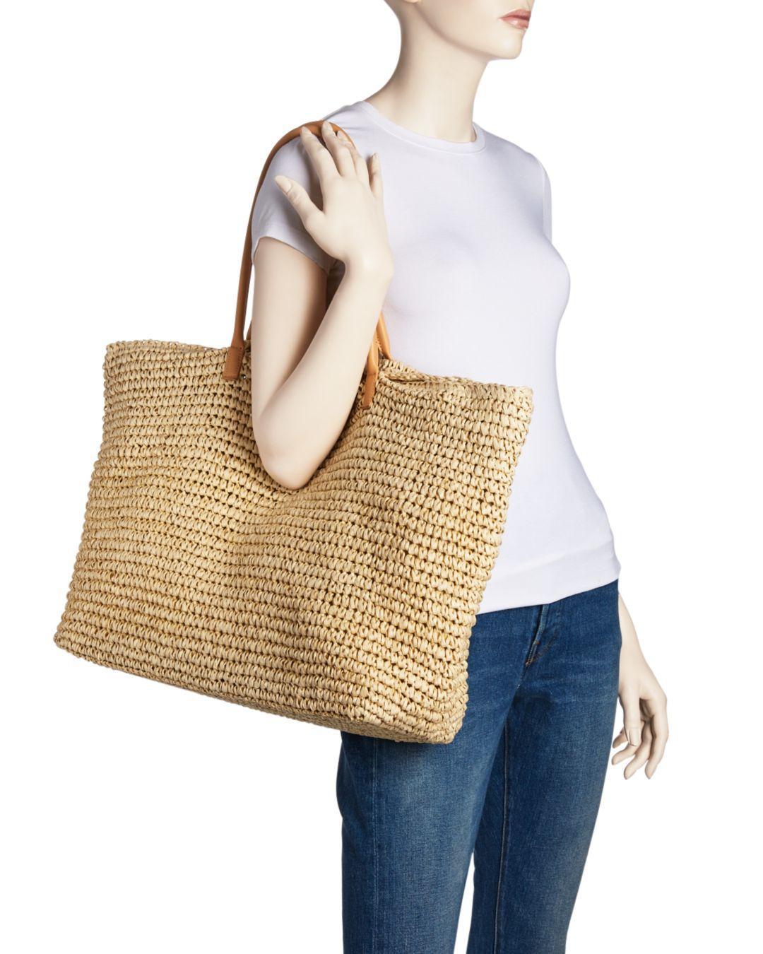 large woven tote