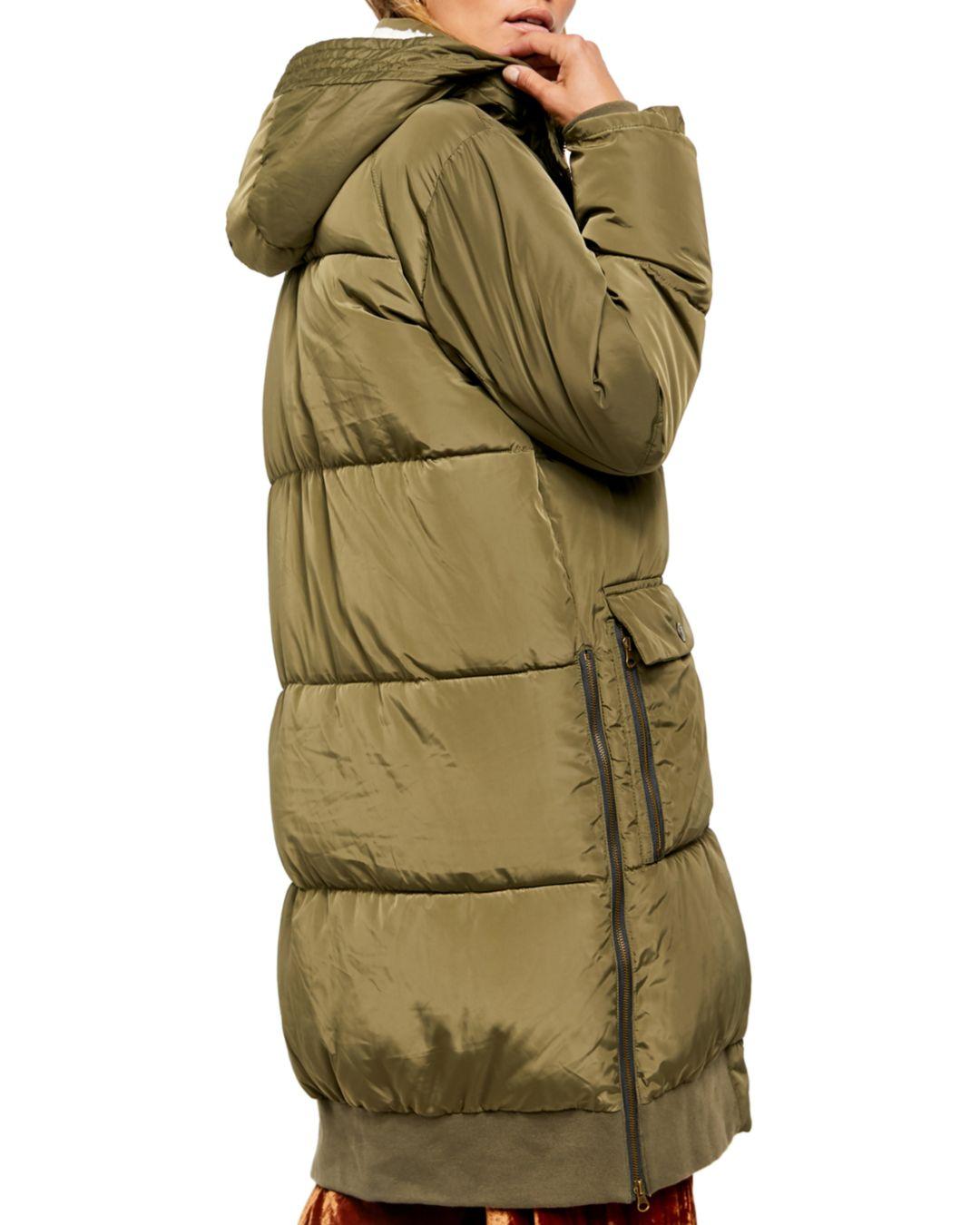 free people oslo utility puffer jacket