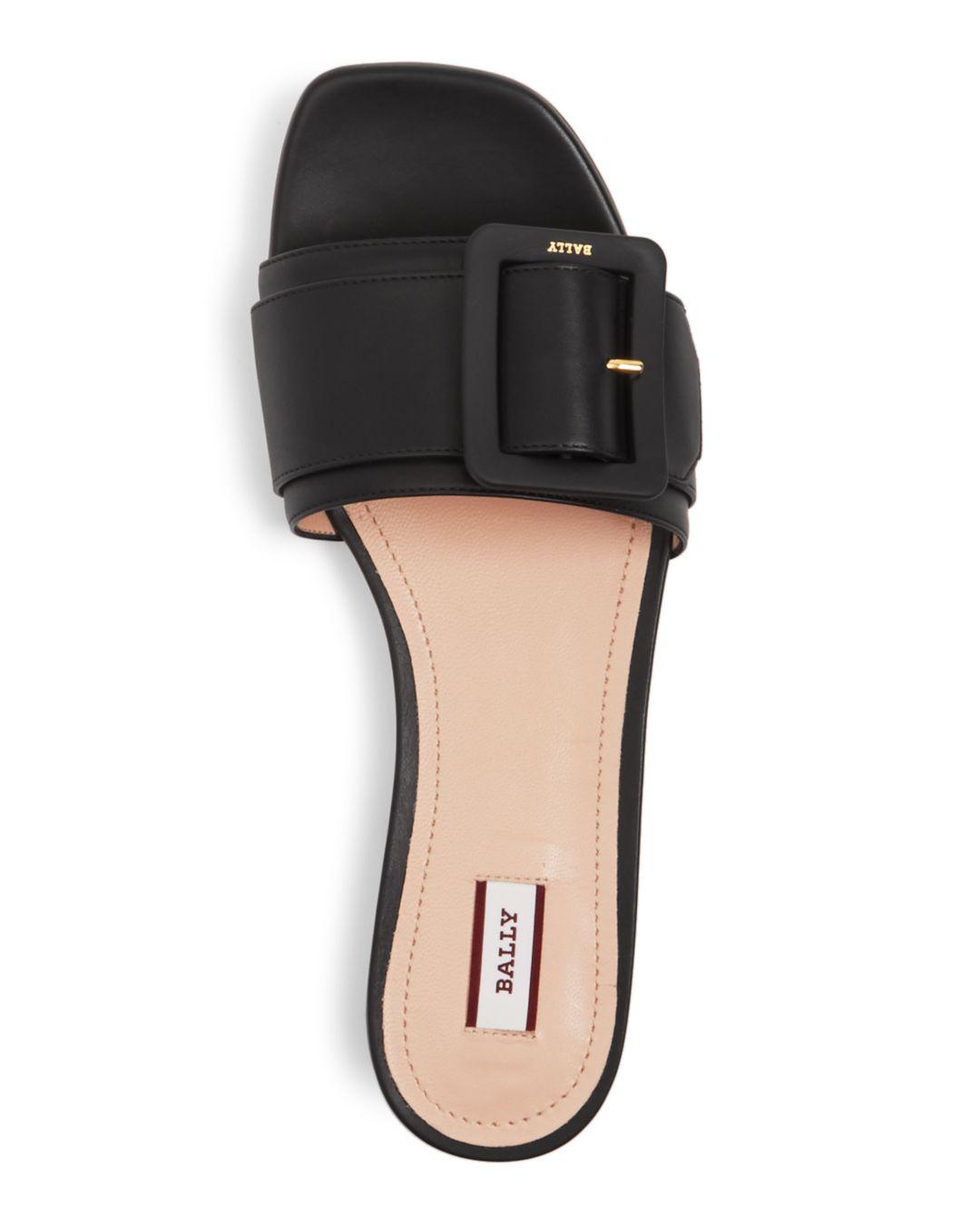 bally women's slide sandals