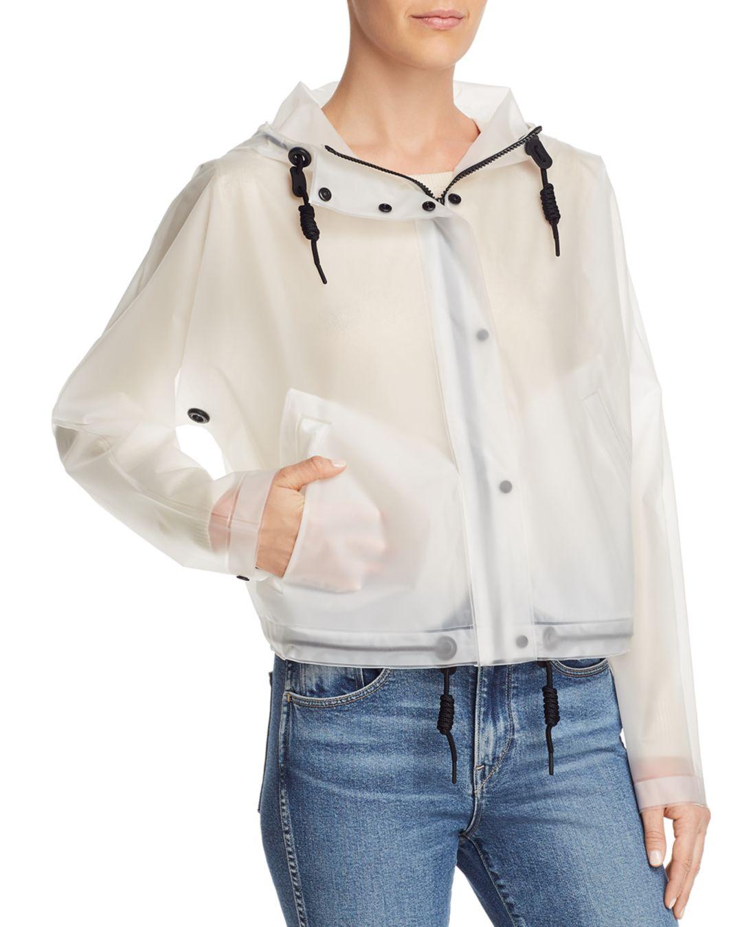 Hunter cropped rain jacket Clearance
