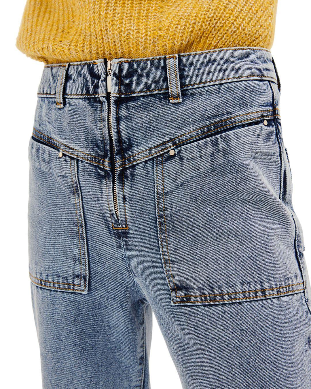 Ba&sh Dare Straight Leg Jeans In Blue | Lyst