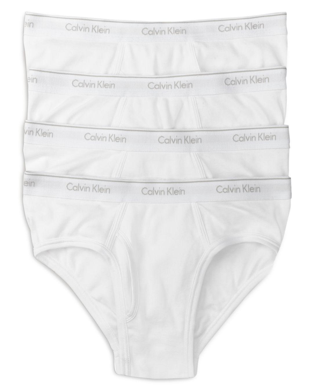 Calvin Klein Cotton Classic Low Rise Brief (4pack) in Black for Men Lyst