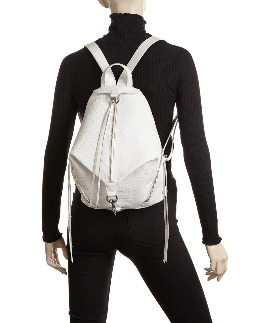 rebecca minkoff white backpack