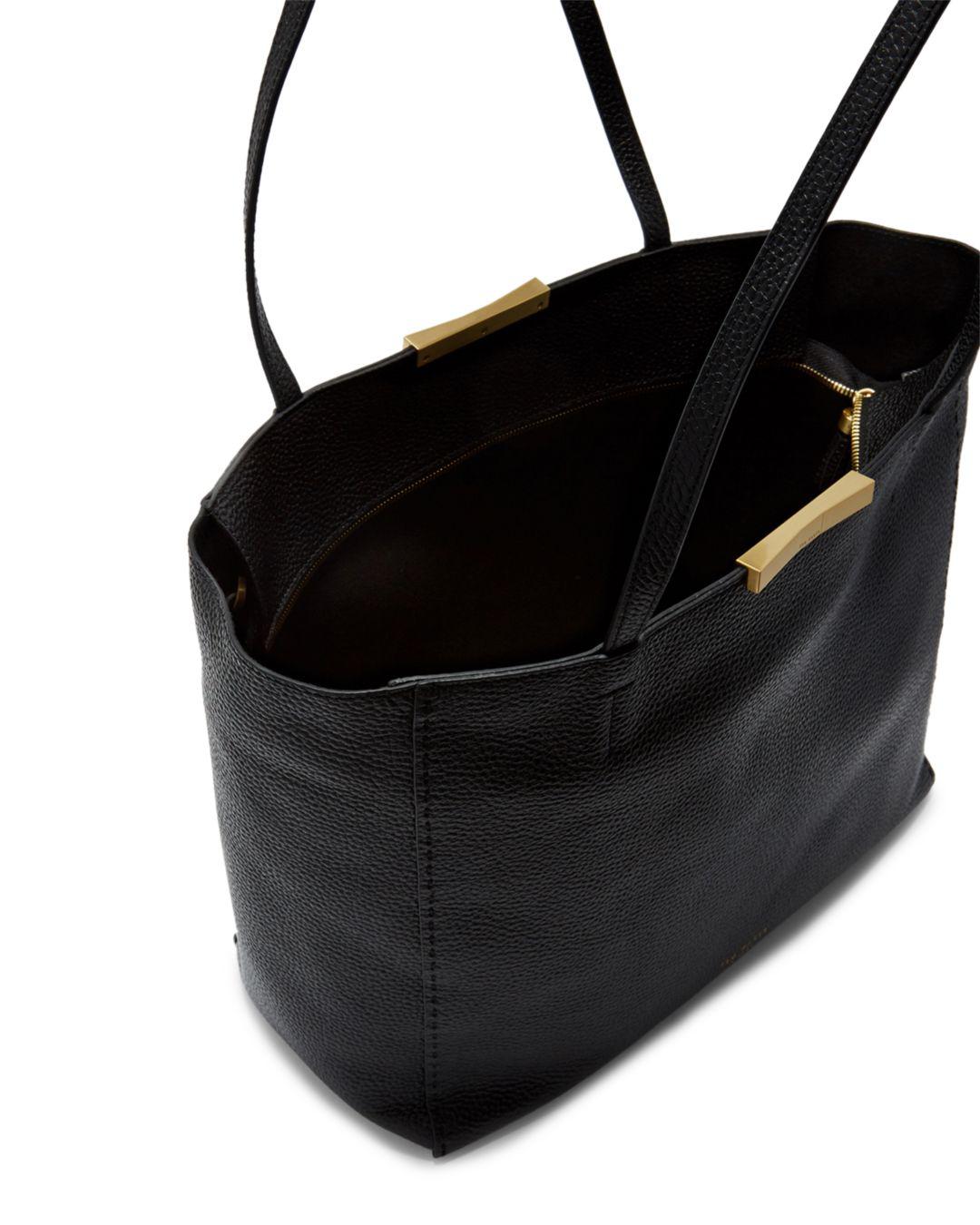 ted baker caullie large leather tote bag