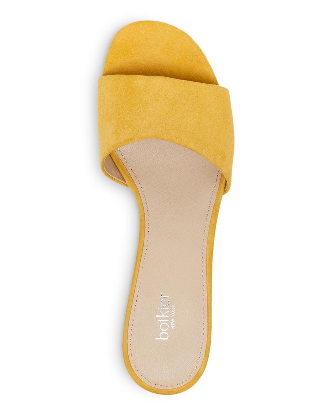 botkier carlie block heel slides