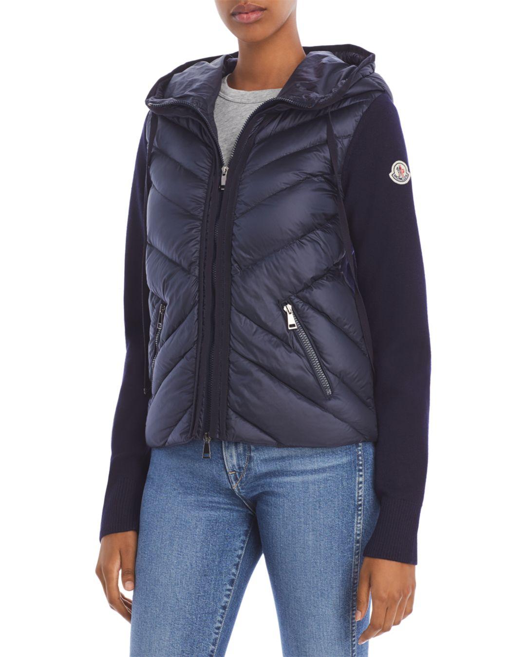 womens navy moncler coat