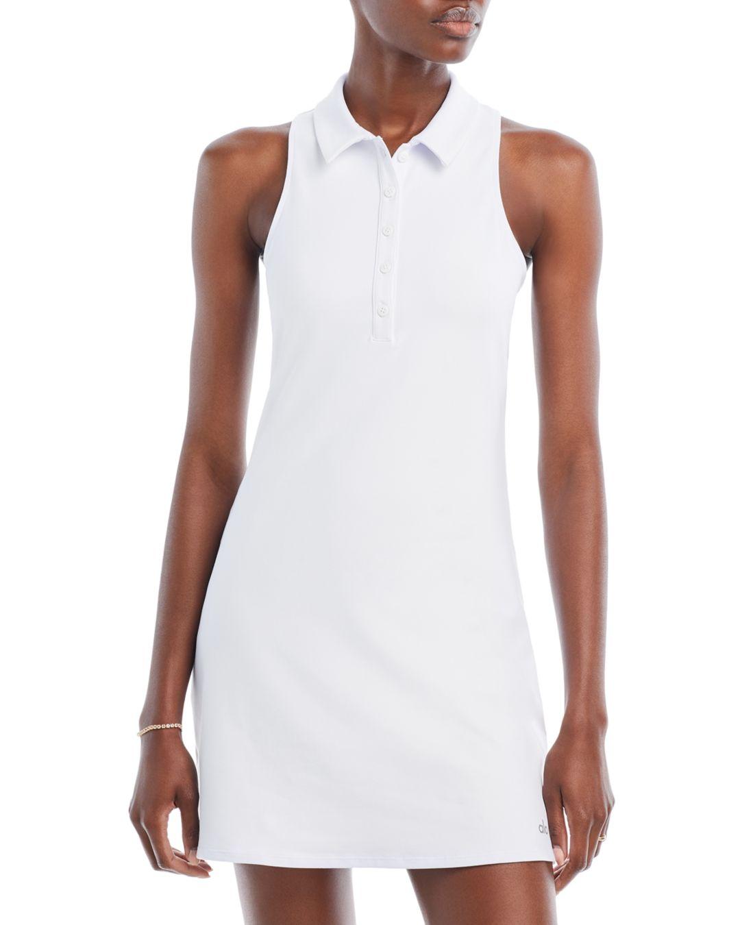 Alo Yoga Charmed Tennis Dress in White Lyst