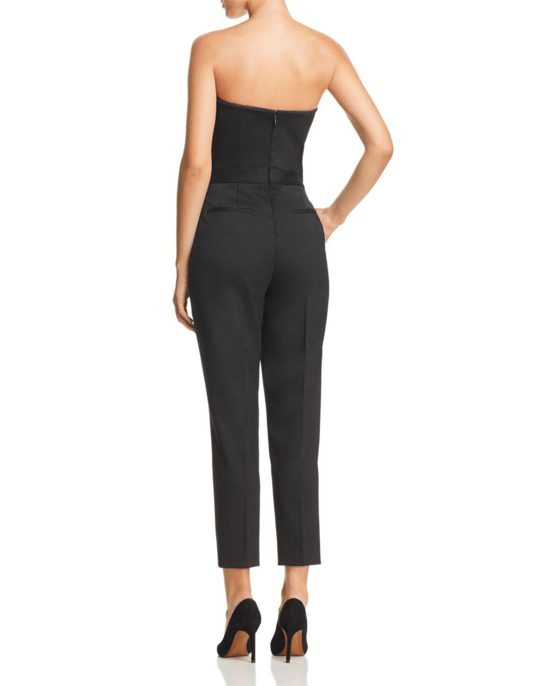 theory strapless jumpsuit