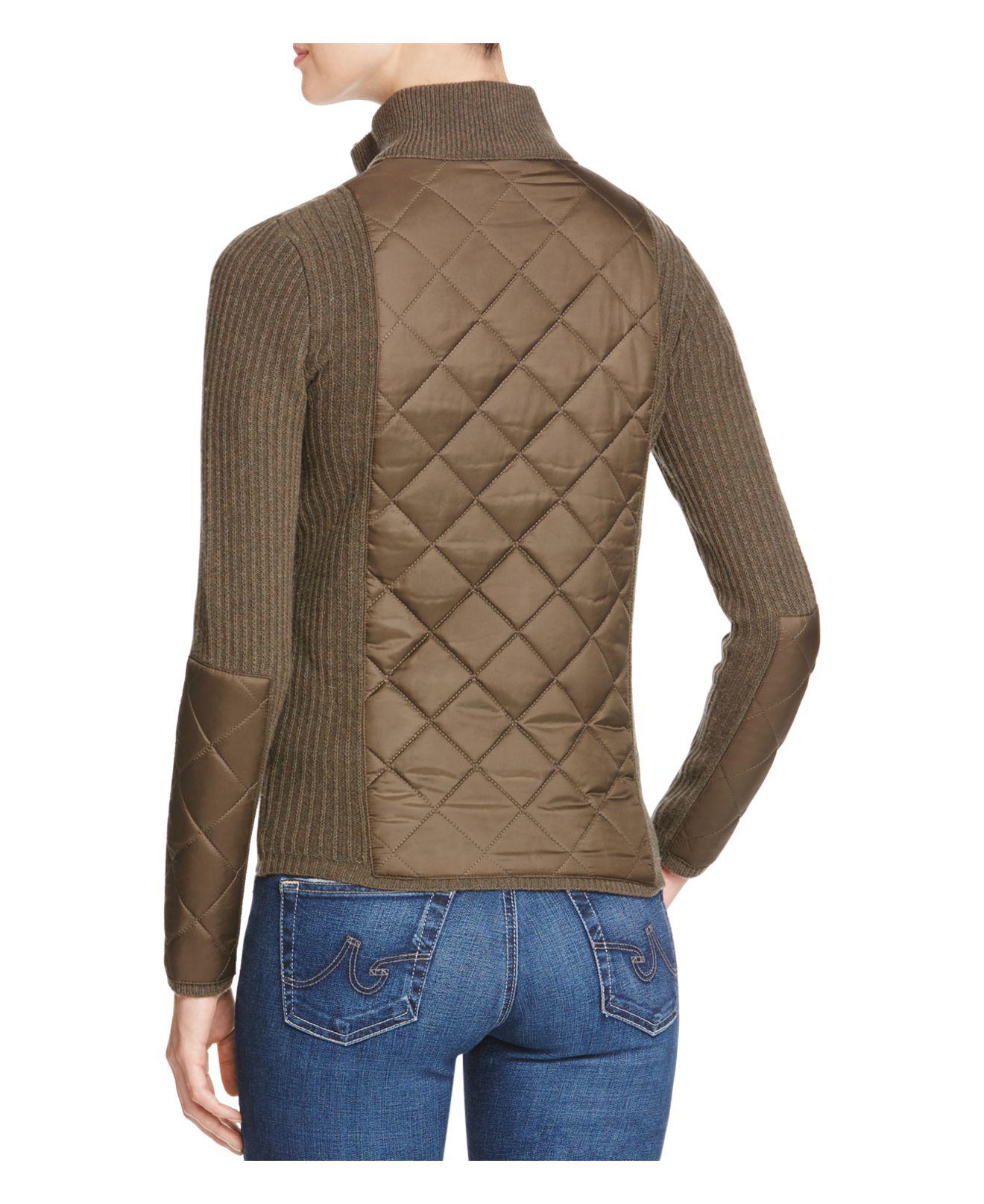 barbour knitted jacket