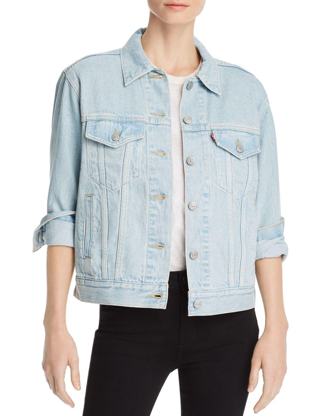 levi's ex boyfriend trucker jacket soft as butter mid