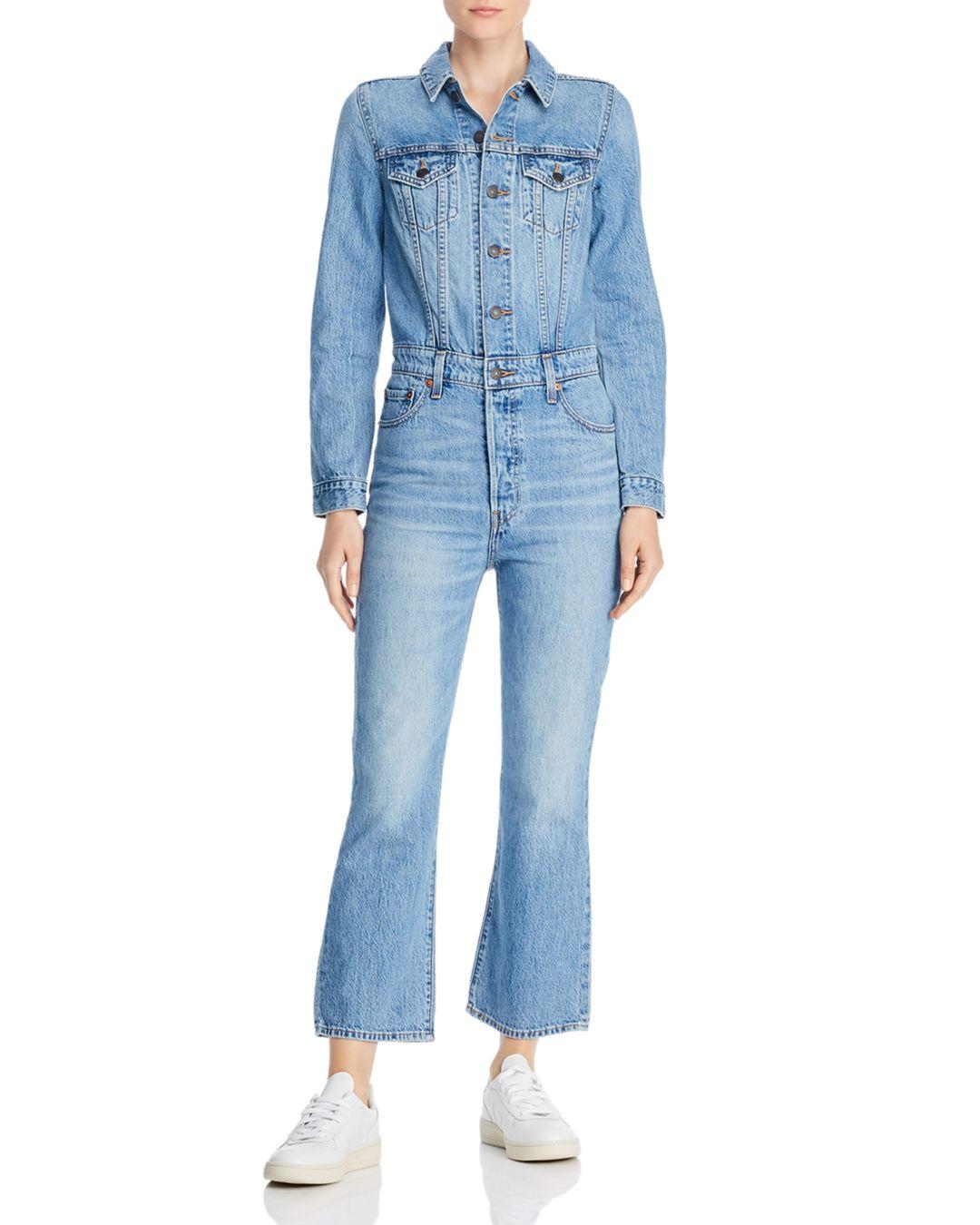 denim jumpsuit levis