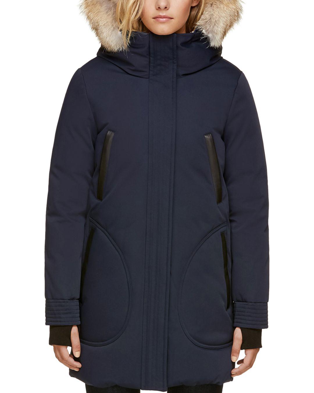 soia & kyo saundra hooded down coat