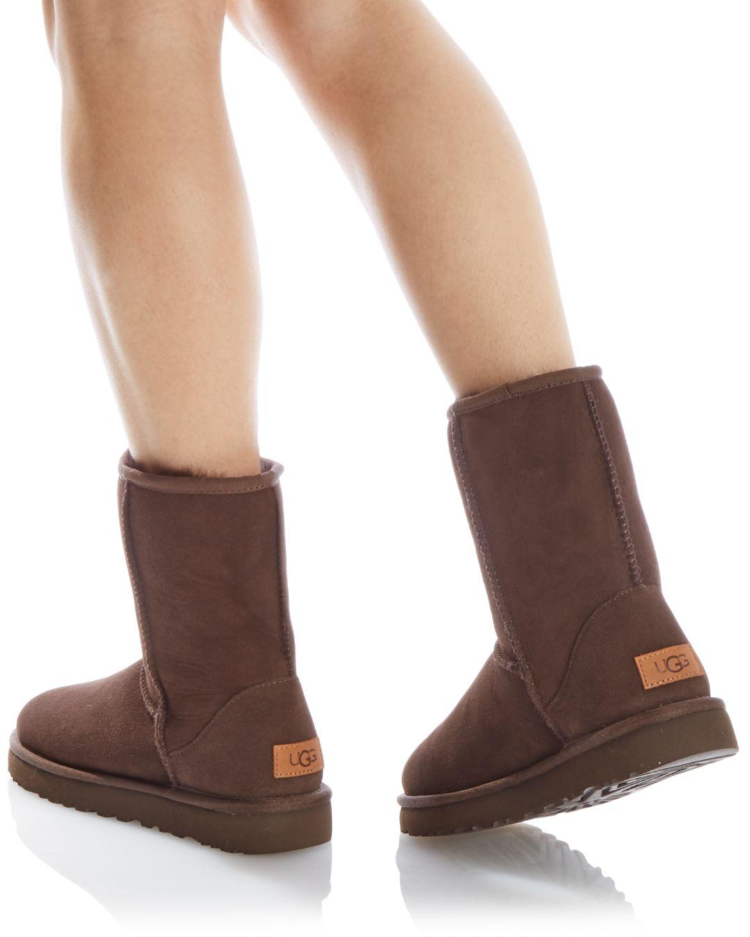 UGG Wool Classic Short Ii Boot in Chocolate (Brown) - Save 42% - Lyst
