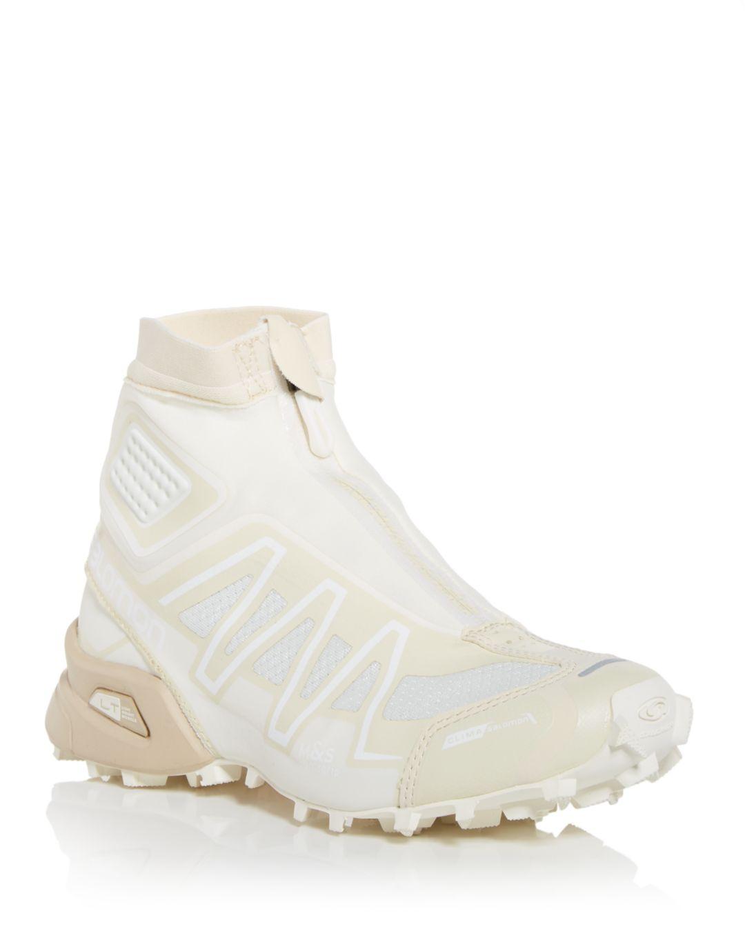 Salomon Synthetic Snowcross Advanced High Top Sneakers in White | Lyst