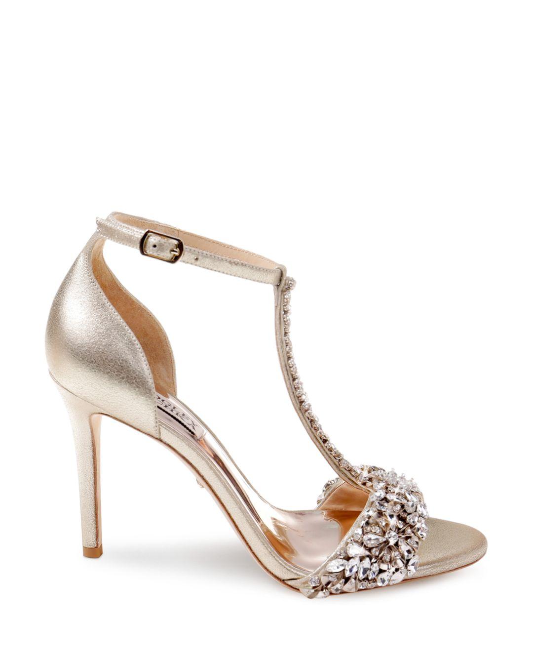 badgley mischka veil high heel sandals