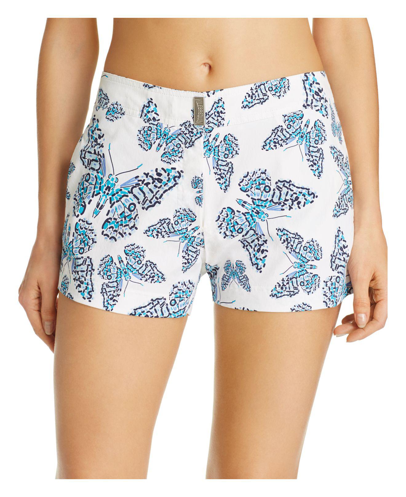 Vilebrequin Butterflies Swim Coverup Shorts in Azure (Blue) Lyst