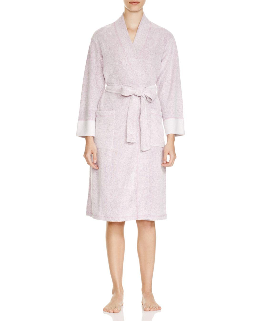 Natori Fleece Nirvana Robe in Purple Lyst