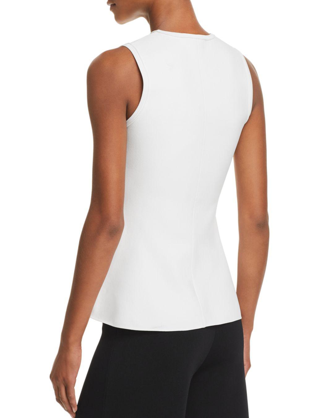 theory classic peplum top