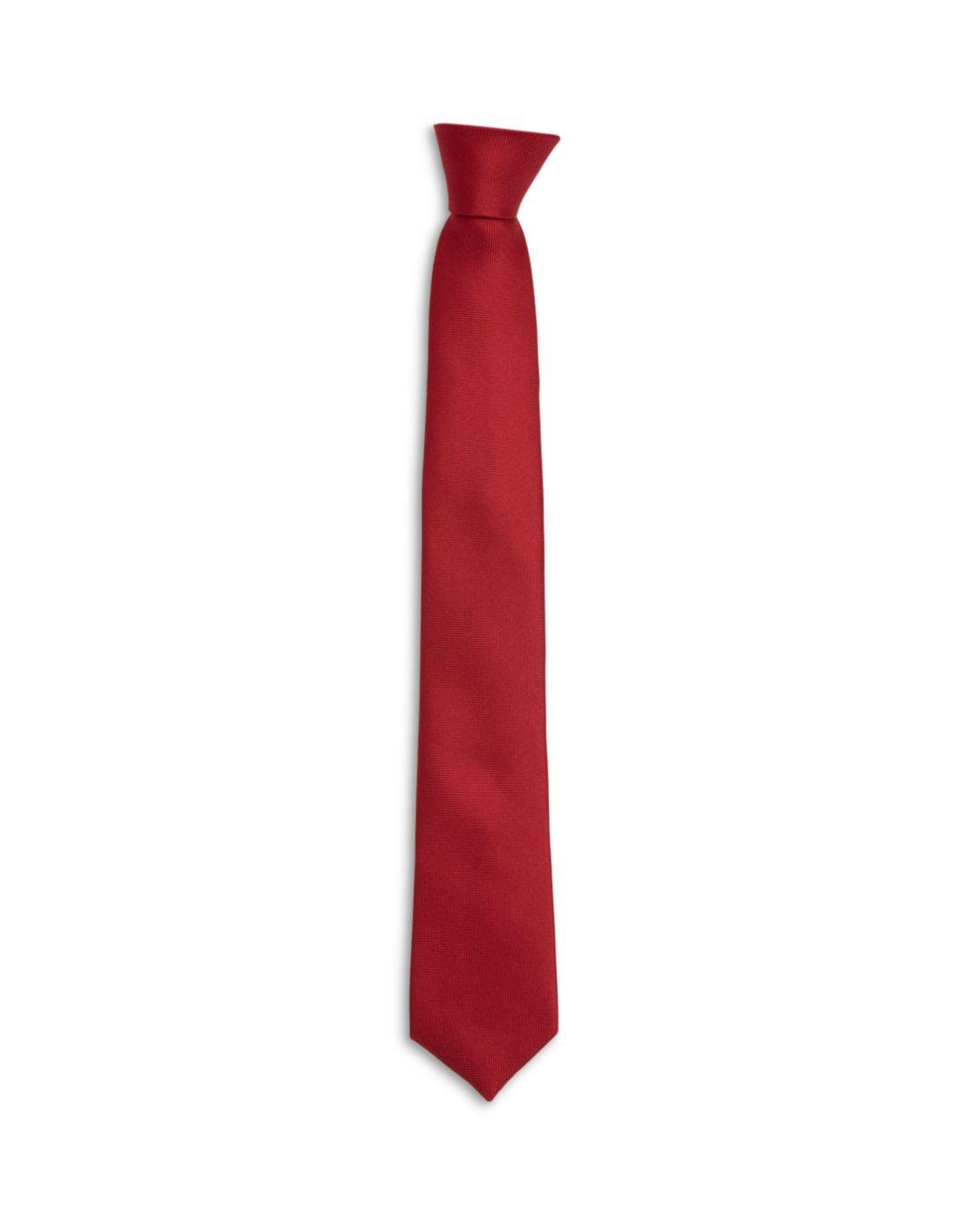Bloomingdale's The Store Bloomingdale's Solid Silk Skinny Tie in Men | Lyst