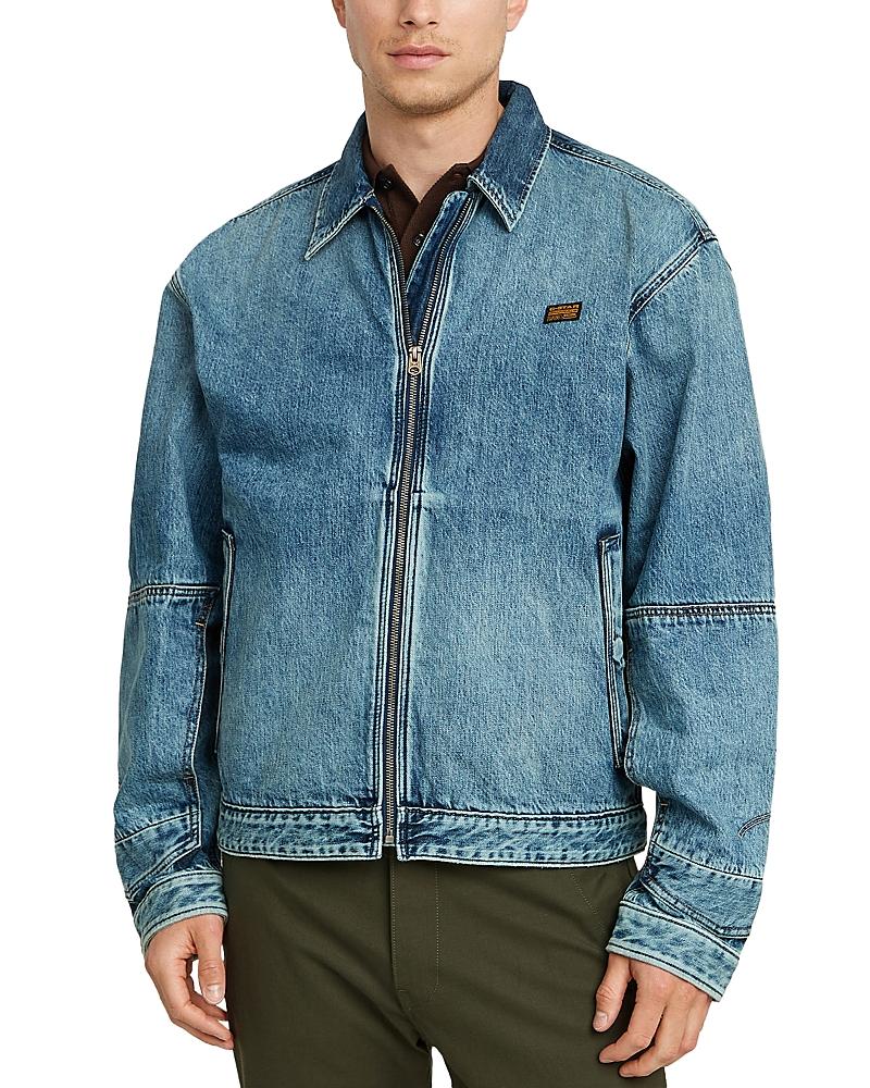 G-Star Coach Regular Fit Long Pocket Denim Jacket in Blue for Men
