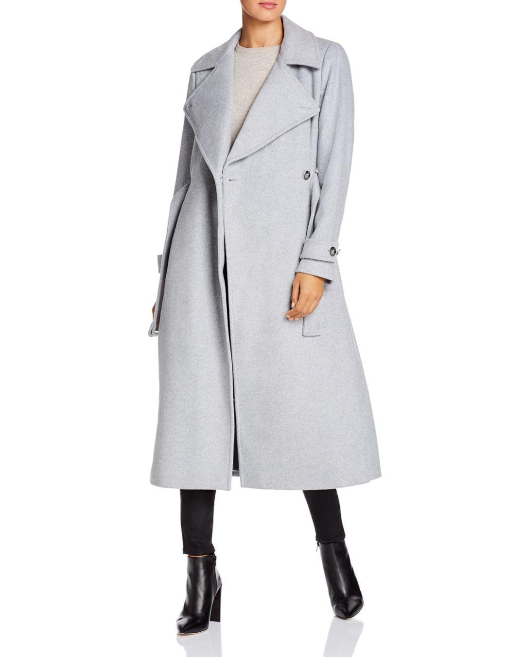 calvin klein wrap coat