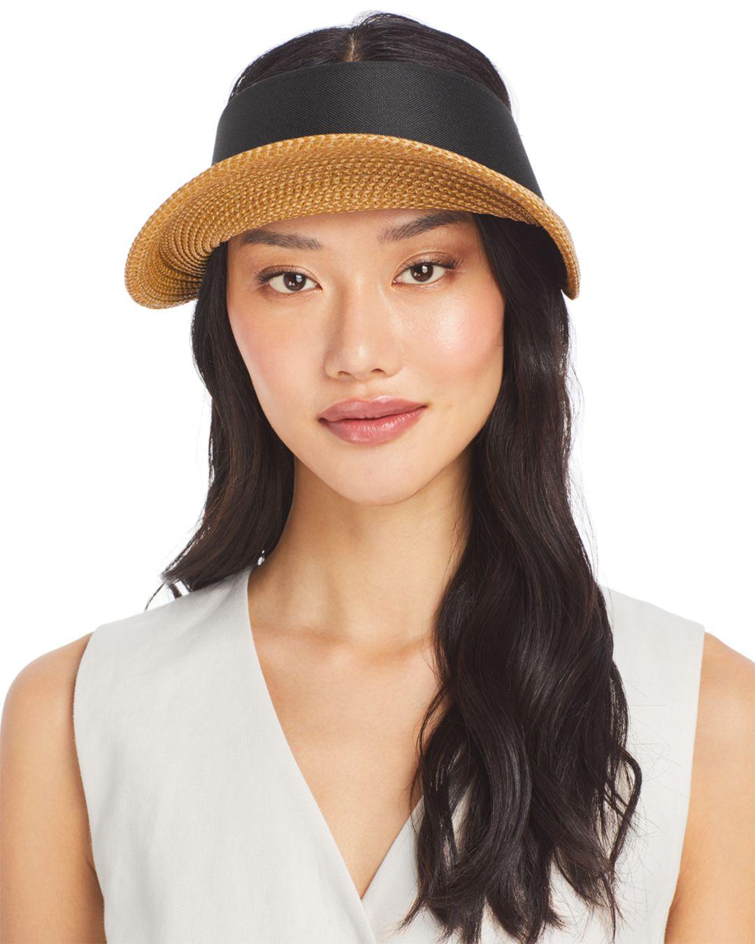 Eric Javits Champ Visor in Black | Lyst