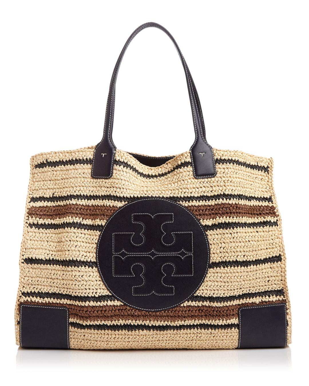 tory burch straw tote