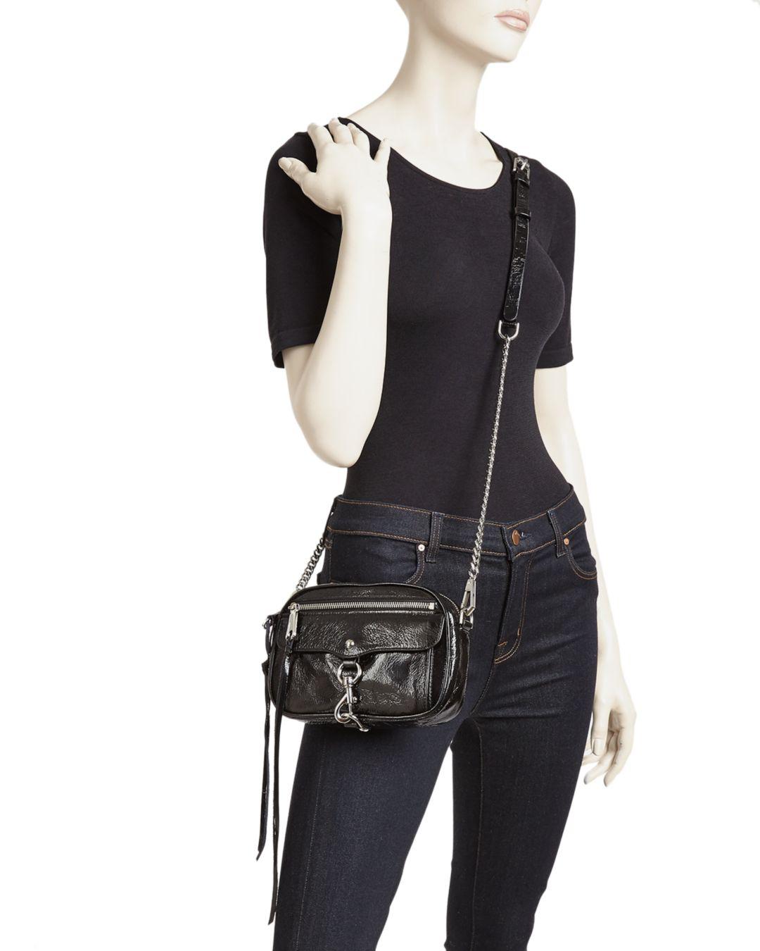 rebecca minkoff blythe leather crossbody bag