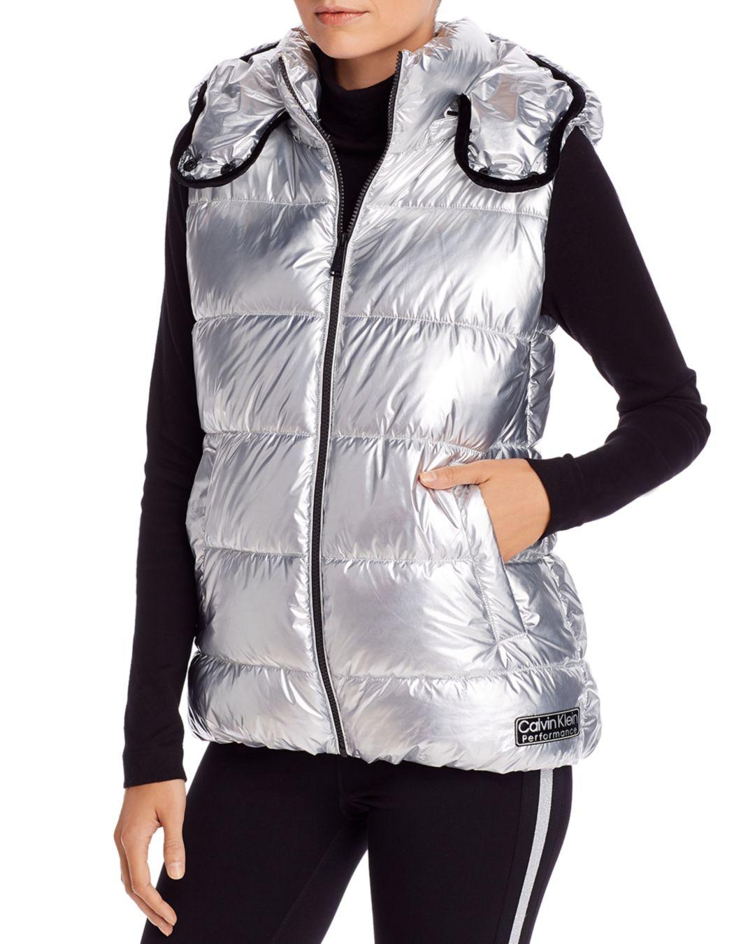 calvin klein puffer vests