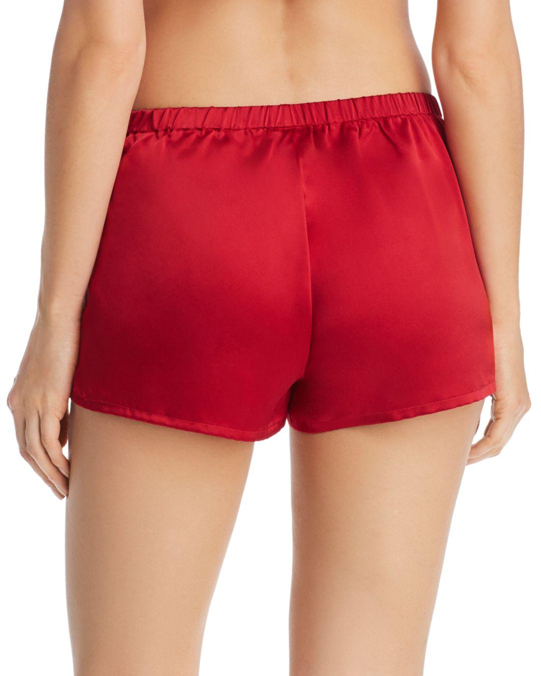 silk pj shorts and tank