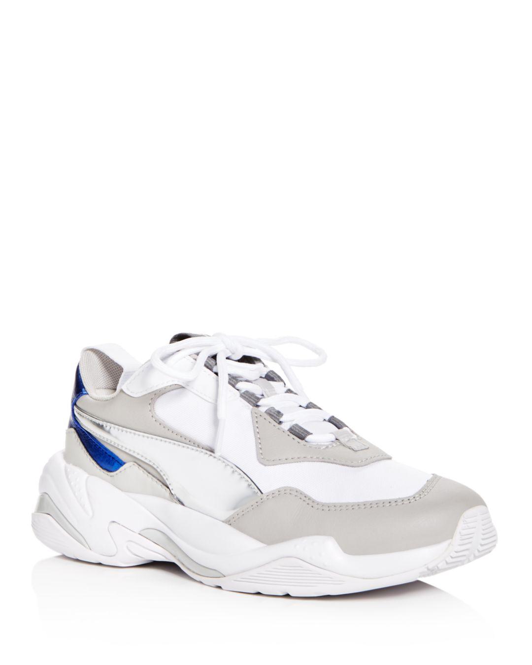 color block lace up sneakers