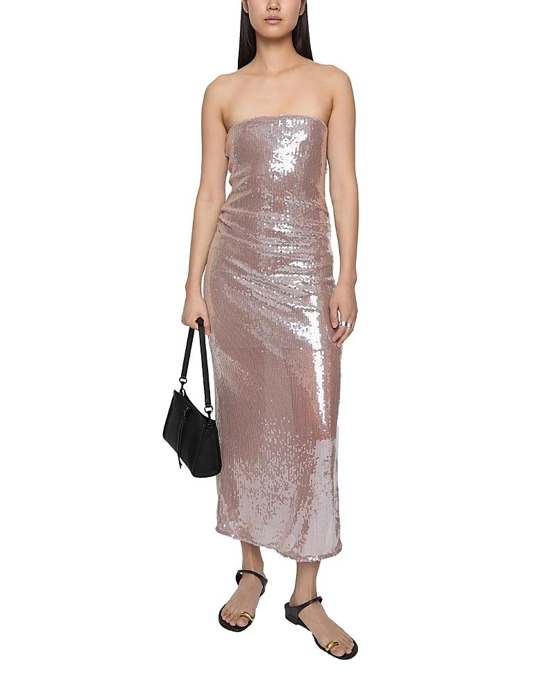 Rebecca Minkoff Emmy Tube Sequin Dress in Pink | Lyst