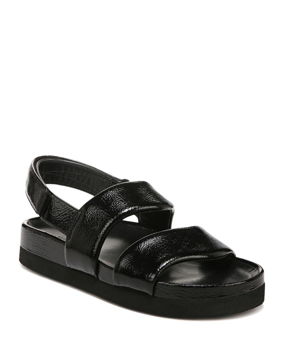Vince Gemini Strappy Slingback Platform Sandals in Black | Lyst
